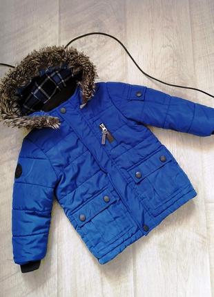 Деми куртка парка mothercare 12-18 мес, будет на 2-3