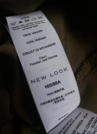 Вискозное платье-рубашка с перекрутом 7