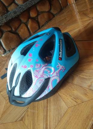 Защитный шлем для девочек bikemate.
