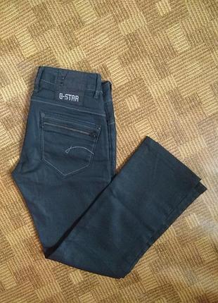 Джинсы штаны c напылением g-star raw ☕ размер 28w/32l /наш 42-44рр