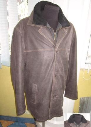 Большая утеплённая мужская кожаная куртка  engbers. германия. лот 359 фото
