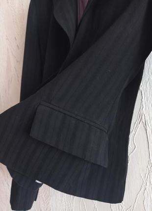 Стильний піджак, жакет в смужку, італія, р. xs-s7 фото