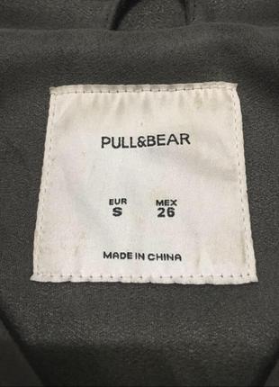 Замшевая косуха pull&bear3 фото