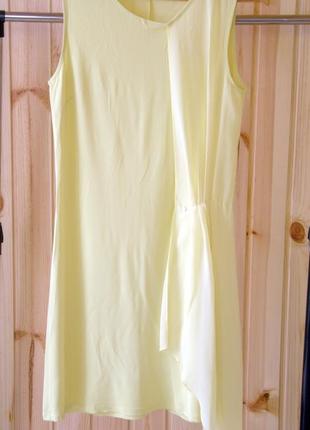 Итальянское короткое ассиметричное платье/сарафан в греческом стиле