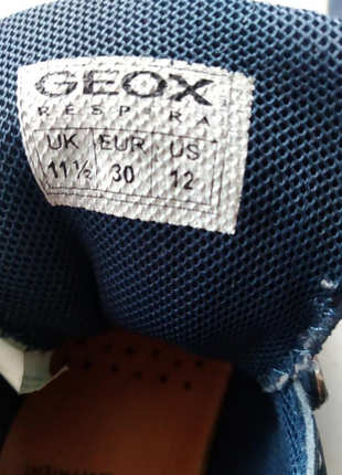 Кроссовки с дышащей стелькой из натуральной кожи бренда geox u911.5 eur 306 фото