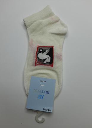 Шкарпетки дитячі з принтом міккі маус l/8-12 років шугуан преміум якість