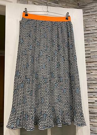 Юбка плиссе миди