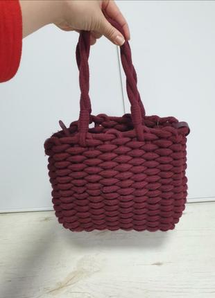 Стильна плетена сумка zara5 фото