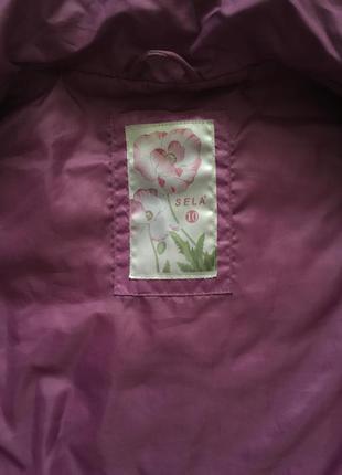 Куртка демісезонна для дівчинки 134-140 sela3 фото