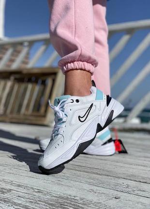 Женские кроссовки nike m2k tekni white6 фото