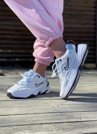 Женские кроссовки nike m2k tekni white8 фото