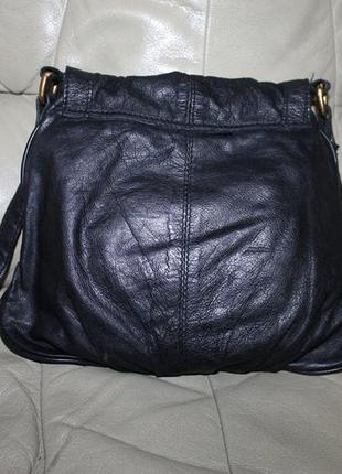 Фірмова сумка через плече з натуральної шкіри бренду warehouse3 фото