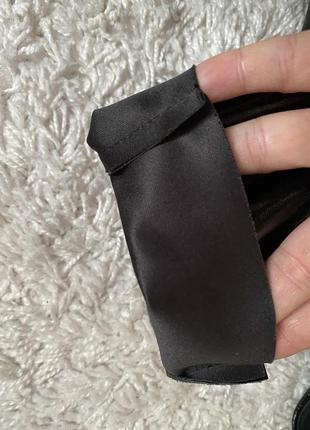 Брендовые чёрные оригинальные латексные лаковые виниловые лосины легинсы классические брюки asos5 фото