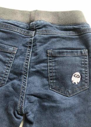 Штаны джинсовые тёплые на подкладке2 фото