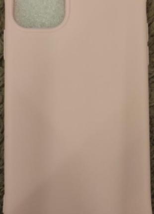 Силиконовый чехол для iphone 11, розовый