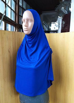 Трикотажный платок / ходжаб / амера / химар синий