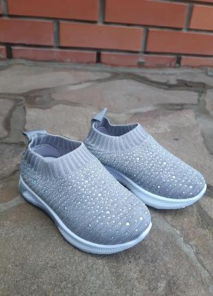 Текстильные кроссовки сетка,кеды,мокасины,слипоны для девочки
