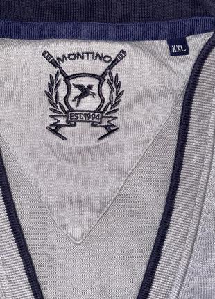 Стильный классический кардиган пуловер. бренд montino6 фото