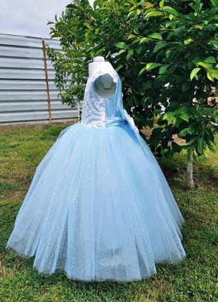 Шакарное праздничное платье для девочки на праздники2 фото