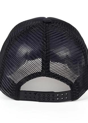 Кепка тракер с сеточкой черная, унисекс2 фото