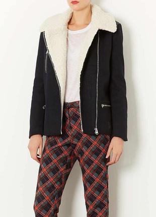 Курточка пальто topshop wool1 фото