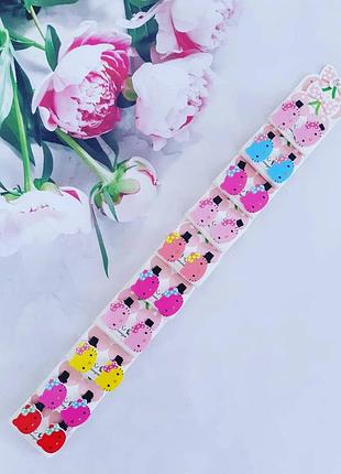 Заколочки hello kitty