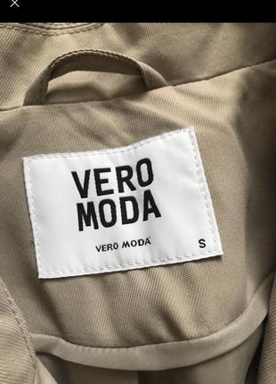 Круте плащ пальто-тренч вітровка vero moda розмір s2 фото