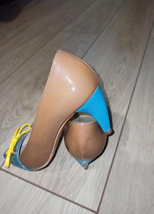 Кожаные лаковые туфли carlo pazolini5 фото