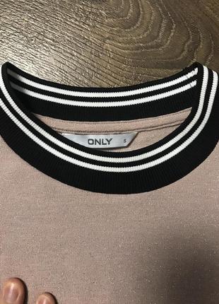 Нежно розовый свитер кофта only 3