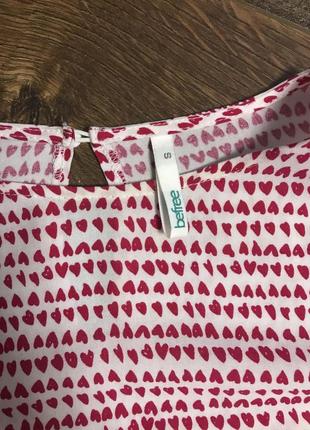 Новая блуза кофта befree в сердечко4 фото