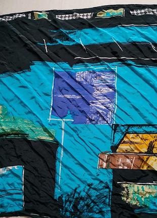 Італія ,хустку ,вінтаж хустку 90/90 шовк в стилі dali