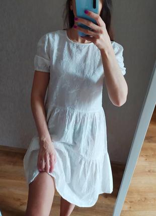Белое платье primark5 фото