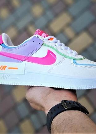 Стильные женские кроссовки кеды nike air force1 фото