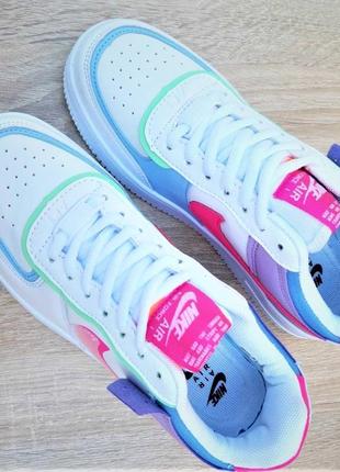 Стильные женские кроссовки кеды nike air force3 фото