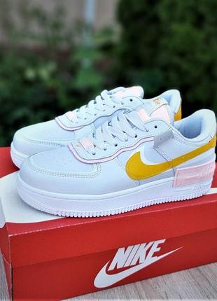 Стильные женские кроссовки кеды nike air force1 фото