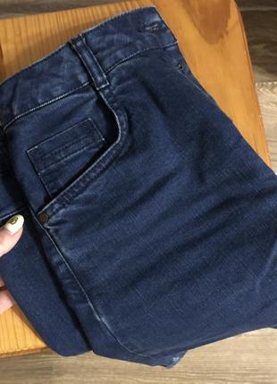 Базовая джинсовая юбка трапеция на пуговицах6 фото