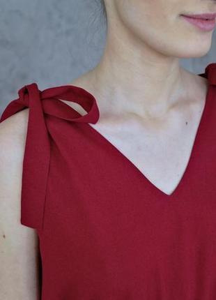 Сарафан з льону, лляне плаття з відкритою спинкою, лляний сарафан6 фото