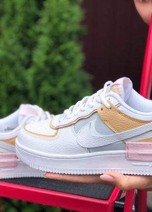 Nike air force 1 shadow🆕шикарные женские кроссовки🆕кожаные кеды найк🆕жіночі кросівки🆕2 фото