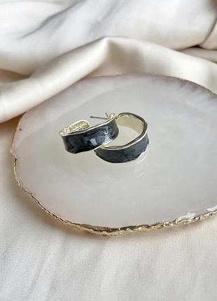 Сережки бижутерия серьги эмаль