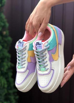 Nike air force 1 shadow🆕шикарные женские кроссовки🆕бежевые кожаные найк🆕жіночі кросівки🆕1 фото