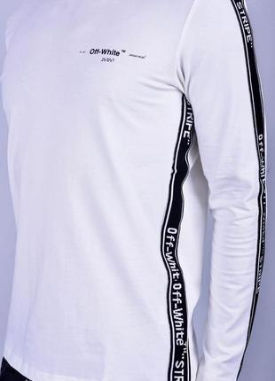 Мужской лонгслив off-white, офф-вайт,футболка с длинным рукавом,см.замеры в описании6 фото