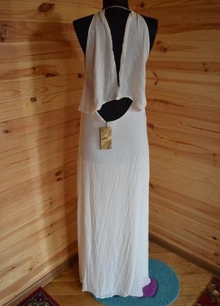 Платье h&m с украшением под золото