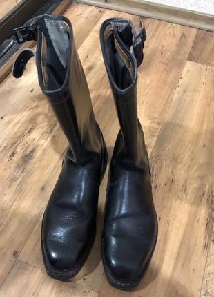 Военные немецкие кожаные сапоги bund