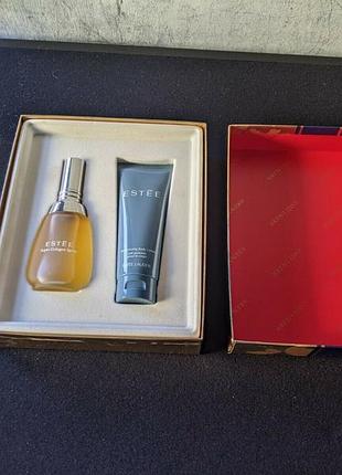Винтажный набор estee lauder parfum 60mл super cologne spray+body lotion