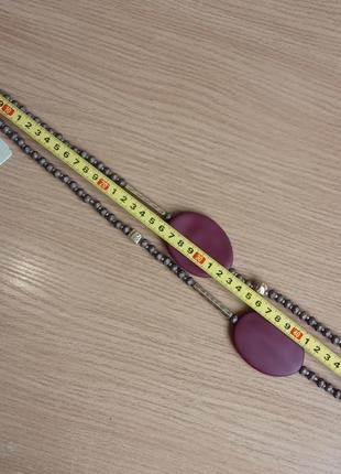 Длинное колье ожерелье бусы mya италия богемный шик премиум бренд7 фото
