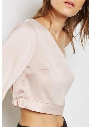 Блуза на одно плечо с широким рукавом от topshop3 фото