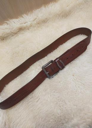 Шкіряний ремінь jeans belt7 фото