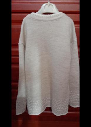 Турция свитер кофта девочке вязаный с двусторонними пайетками 8-10лет5 фото