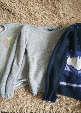 Набір брендових светрів для дівчинки 6-7 років.