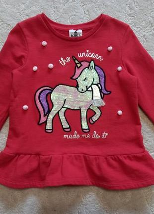 Свитшот 4-5 лет, 104-110 см. 2